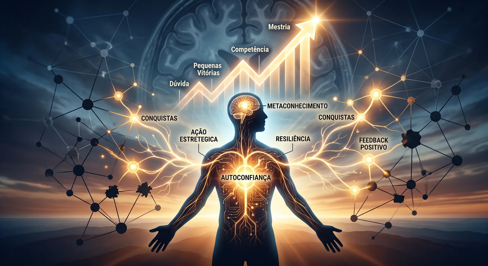 Imagem de destaque do artigo Domínio Interior: A Neurociência por Trás da Autoconfiança